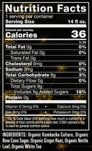 Load image into Gallery viewer, GINGER NETTLE KOMBUCHA - 6 pack of 14oz bottles