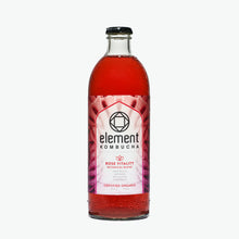 Load image into Gallery viewer, ROSE VITALITY KOMBUCHA 14oz - Element Kombucha - San Antonio, TX