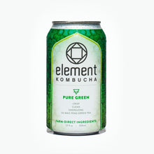 Load image into Gallery viewer, PURE GREEN TEA KOMBUCHA - 6 pack of 12oz cans
