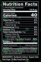 Load image into Gallery viewer, PURE GREEN KOMBUCHA - 6 pack of 14oz bottles
